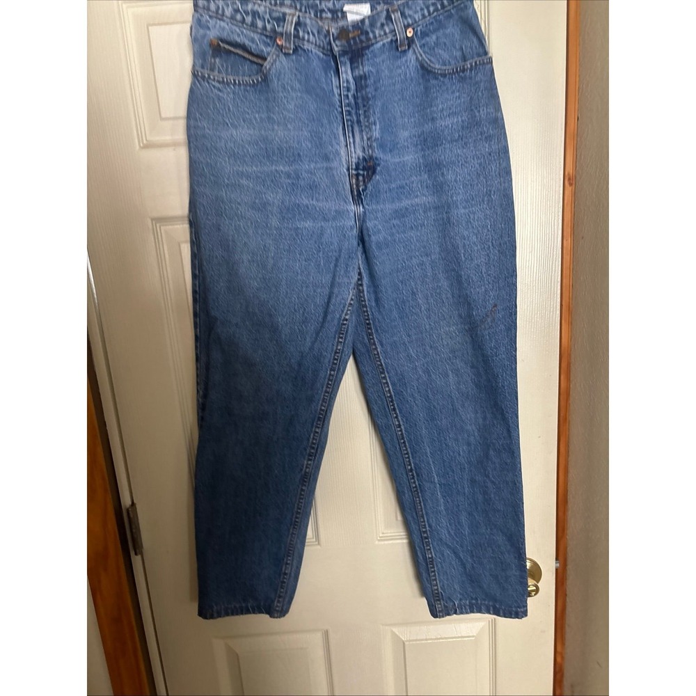 Jordache Jeans Blue Mom High Waist Tapered Leg W34 L28 Vintage‎